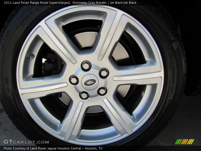 Stornoway Grey Metallic / Jet Black/Jet Black 2011 Land Rover Range Rover Supercharged