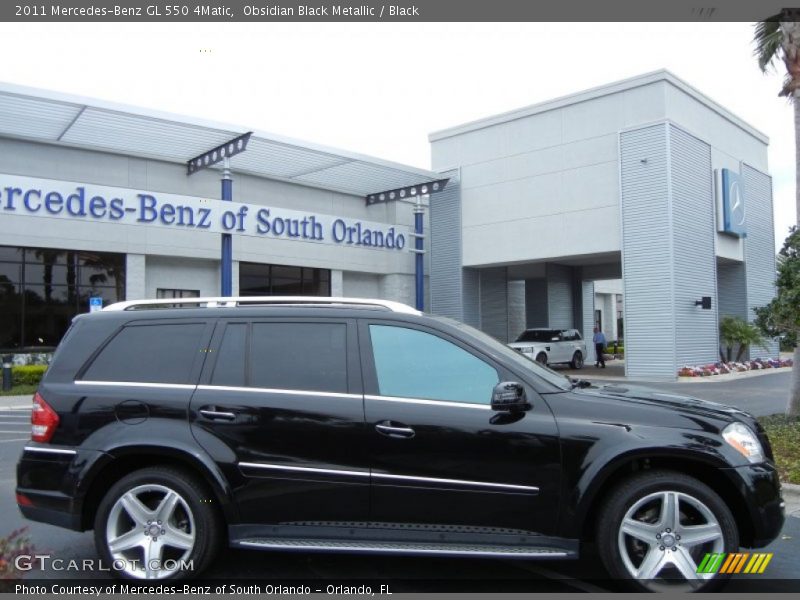 Obsidian Black Metallic / Black 2011 Mercedes-Benz GL 550 4Matic