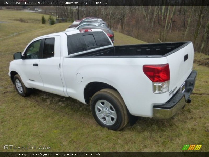 Super White / Graphite Gray 2011 Toyota Tundra Double Cab 4x4