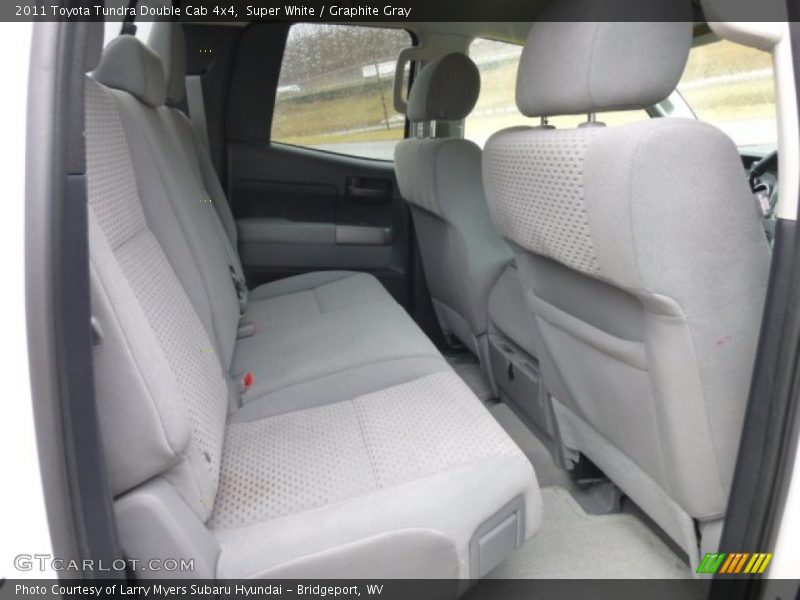 Super White / Graphite Gray 2011 Toyota Tundra Double Cab 4x4