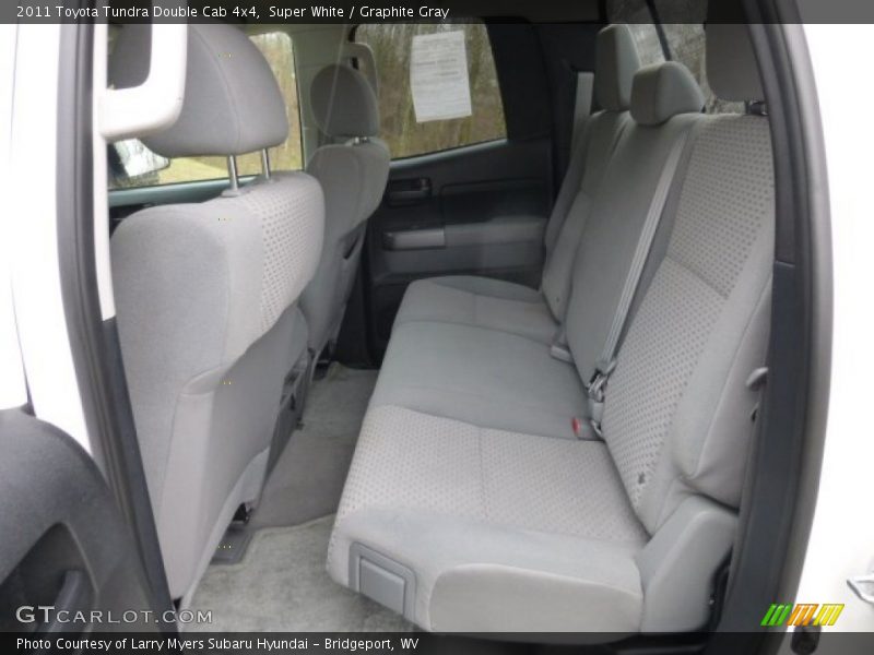 Super White / Graphite Gray 2011 Toyota Tundra Double Cab 4x4