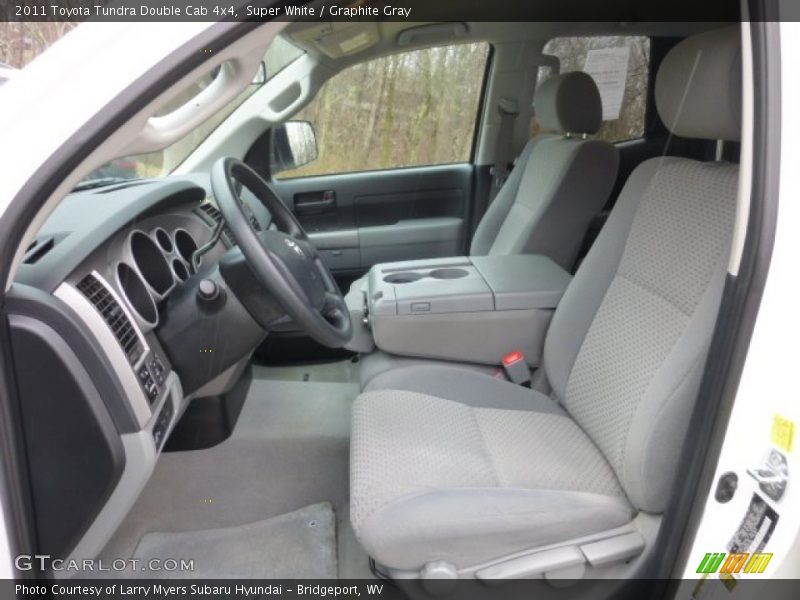  2011 Tundra Double Cab 4x4 Graphite Gray Interior