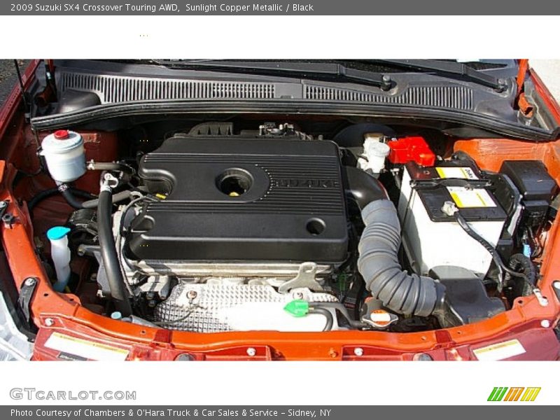 Sunlight Copper Metallic / Black 2009 Suzuki SX4 Crossover Touring AWD