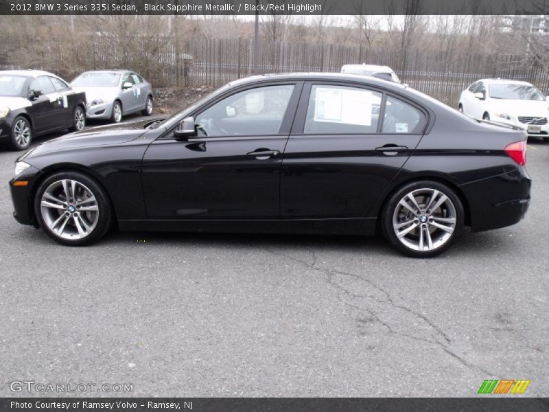  2012 3 Series 335i Sedan Black Sapphire Metallic