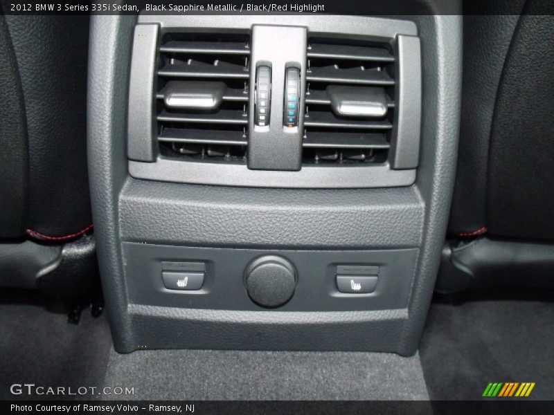 Black Sapphire Metallic / Black/Red Highlight 2012 BMW 3 Series 335i Sedan