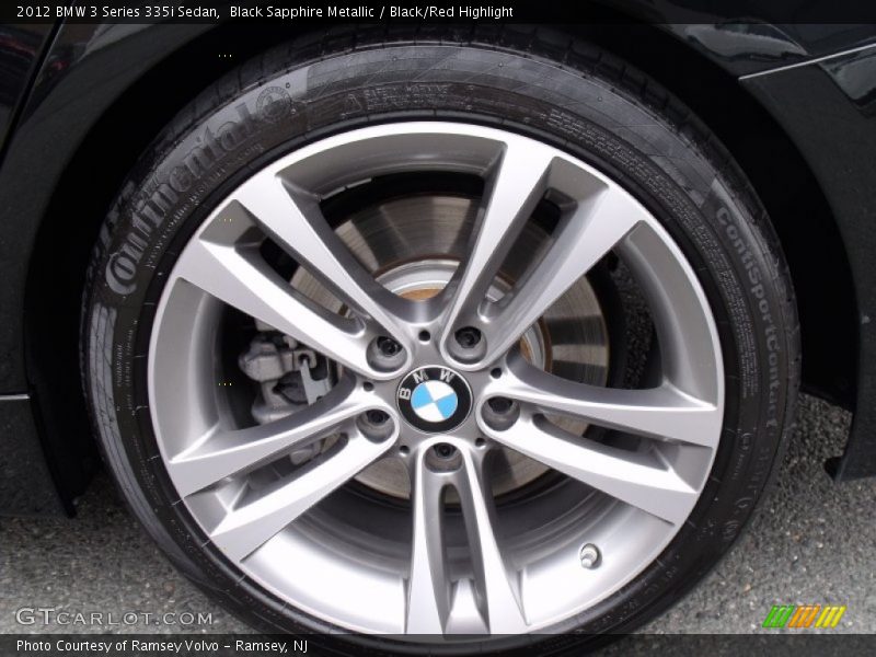  2012 3 Series 335i Sedan Wheel