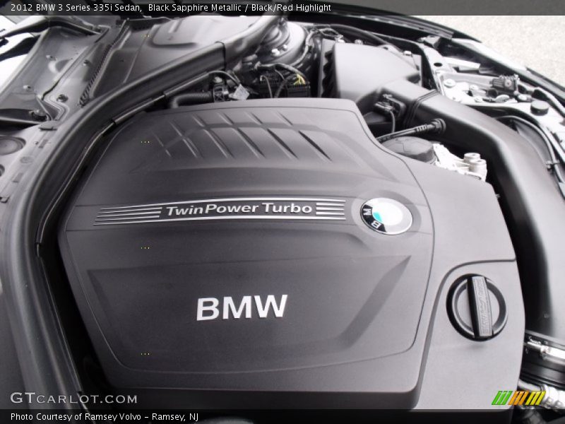  2012 3 Series 335i Sedan Engine - 3.0 Liter DI TwinPower Turbocharged DOHC 24-Valve VVT Inline 6 Cylinder