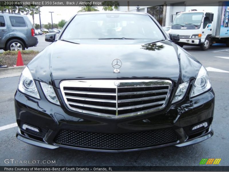 Black / Almond Beige 2010 Mercedes-Benz E 350 Sedan