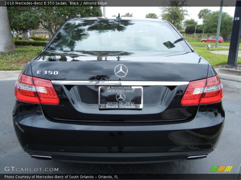 Black / Almond Beige 2010 Mercedes-Benz E 350 Sedan