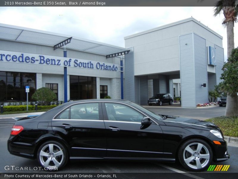 Black / Almond Beige 2010 Mercedes-Benz E 350 Sedan