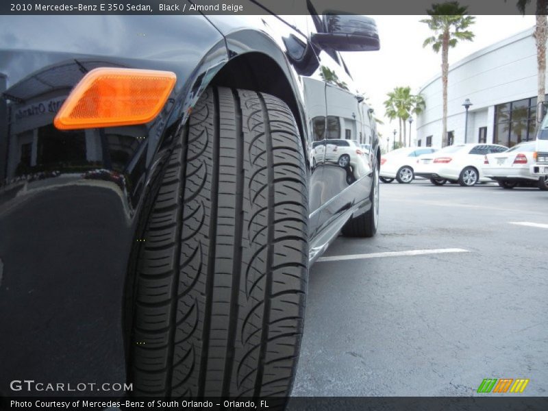 Black / Almond Beige 2010 Mercedes-Benz E 350 Sedan