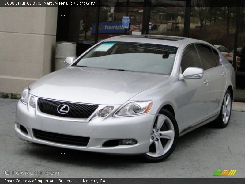 Mercury Metallic / Light Gray 2008 Lexus GS 350