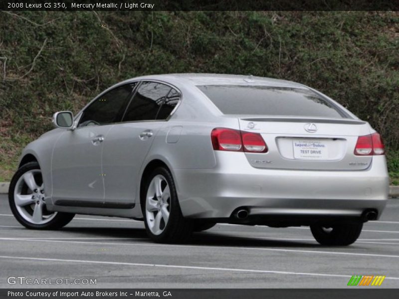 Mercury Metallic / Light Gray 2008 Lexus GS 350