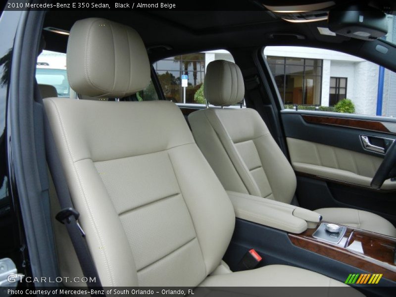 Black / Almond Beige 2010 Mercedes-Benz E 350 Sedan