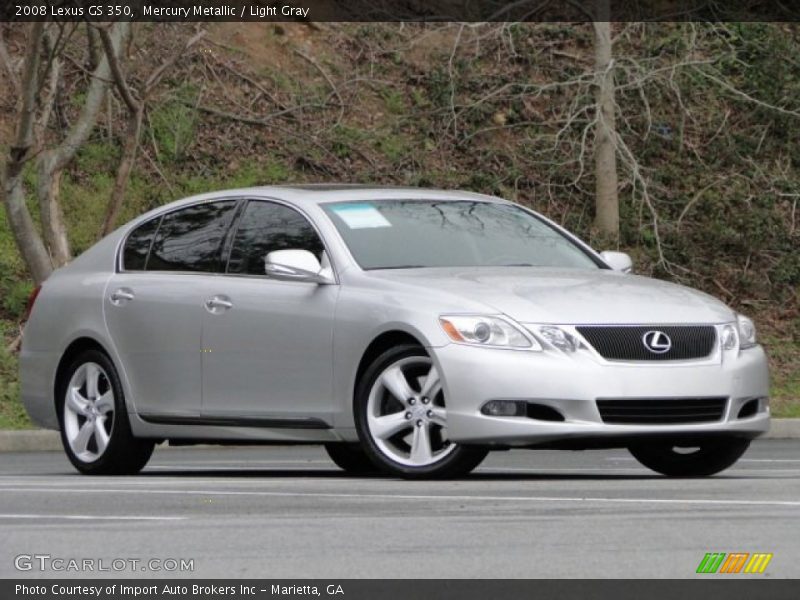 Mercury Metallic / Light Gray 2008 Lexus GS 350