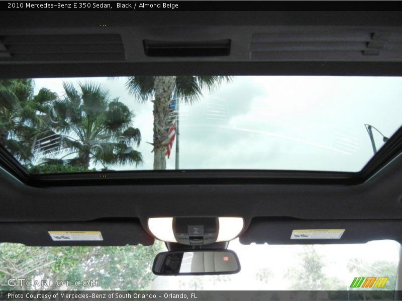 Sunroof of 2010 E 350 Sedan