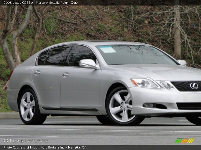 Mercury Metallic / Light Gray 2008 Lexus GS 350