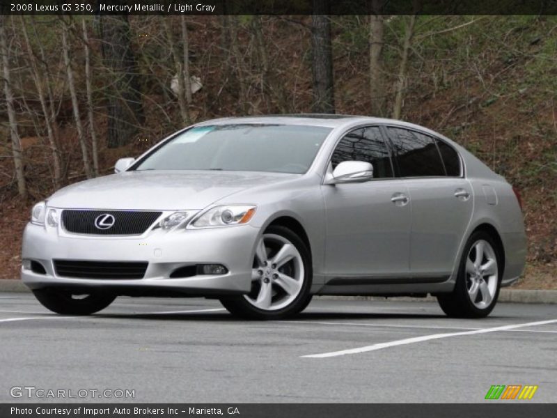 Mercury Metallic / Light Gray 2008 Lexus GS 350