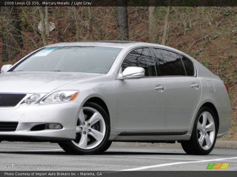 Mercury Metallic / Light Gray 2008 Lexus GS 350