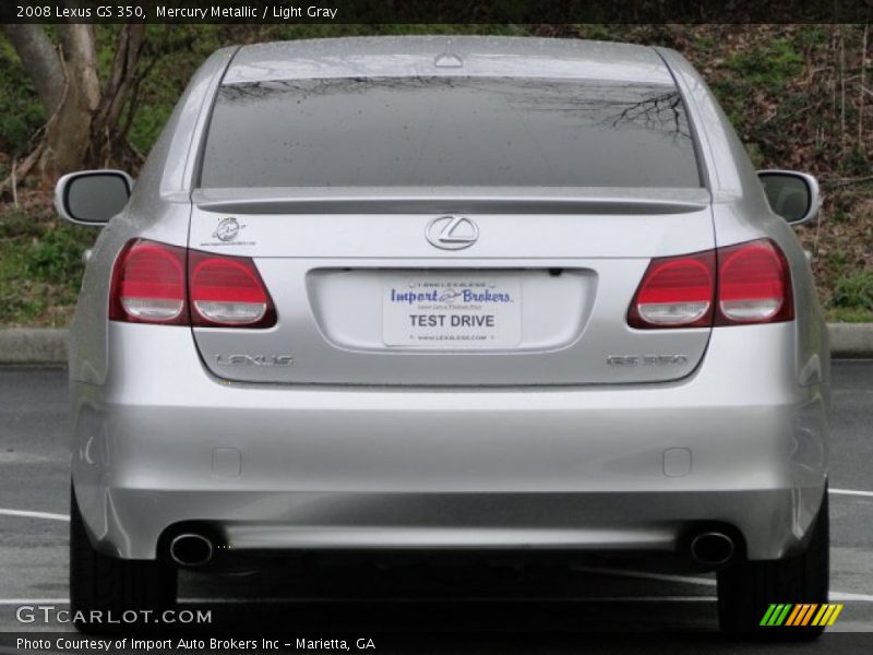 Mercury Metallic / Light Gray 2008 Lexus GS 350