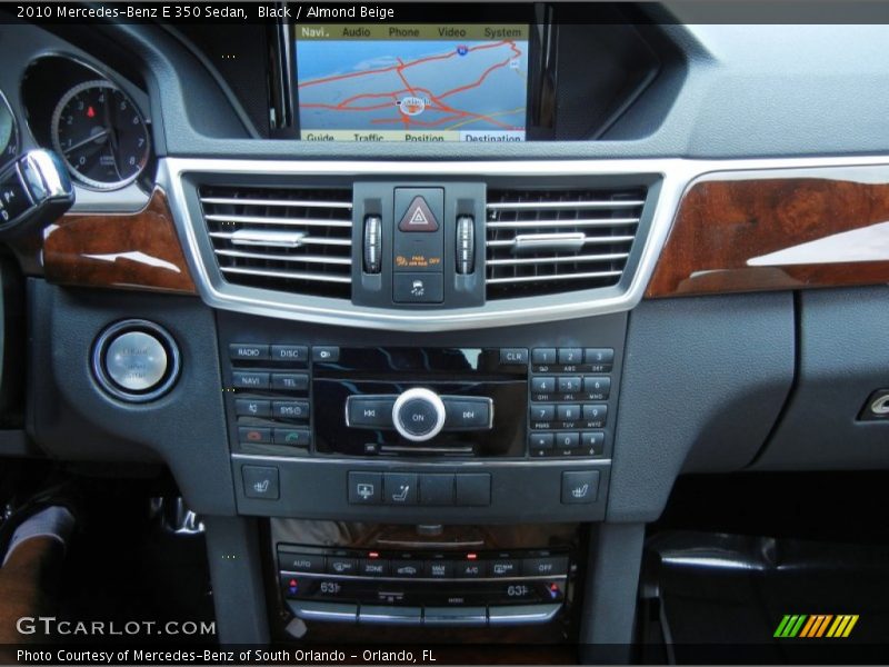 Controls of 2010 E 350 Sedan