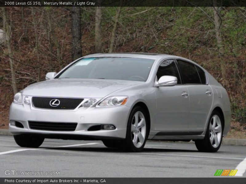 Mercury Metallic / Light Gray 2008 Lexus GS 350