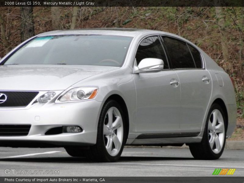 Mercury Metallic / Light Gray 2008 Lexus GS 350