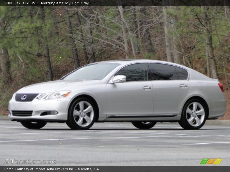 Mercury Metallic / Light Gray 2008 Lexus GS 350