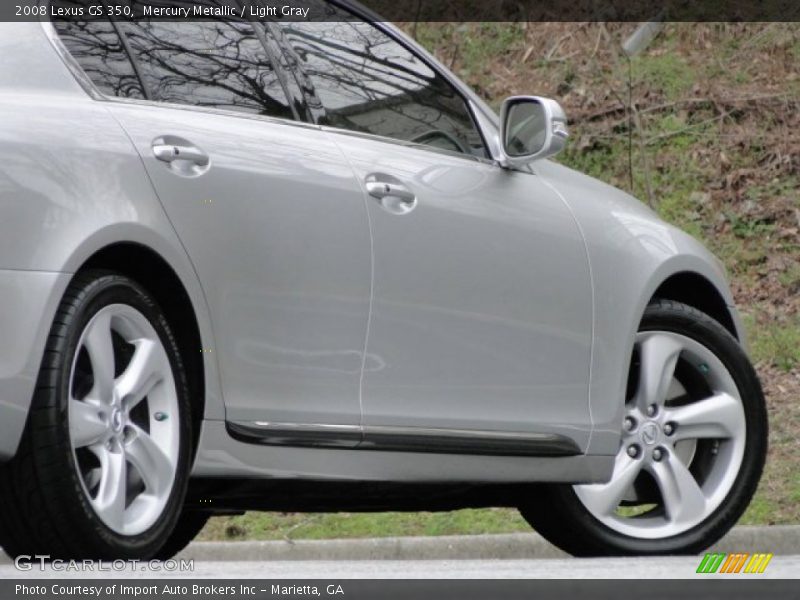 Mercury Metallic / Light Gray 2008 Lexus GS 350