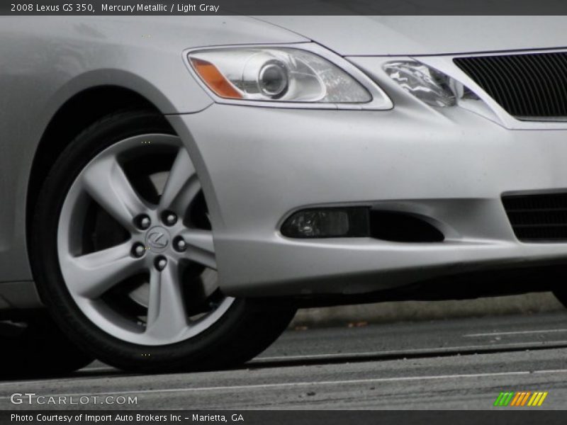 Mercury Metallic / Light Gray 2008 Lexus GS 350