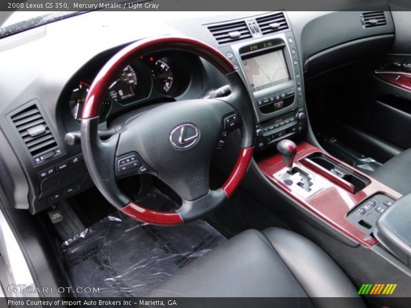 Mercury Metallic / Light Gray 2008 Lexus GS 350