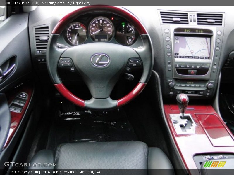 Mercury Metallic / Light Gray 2008 Lexus GS 350