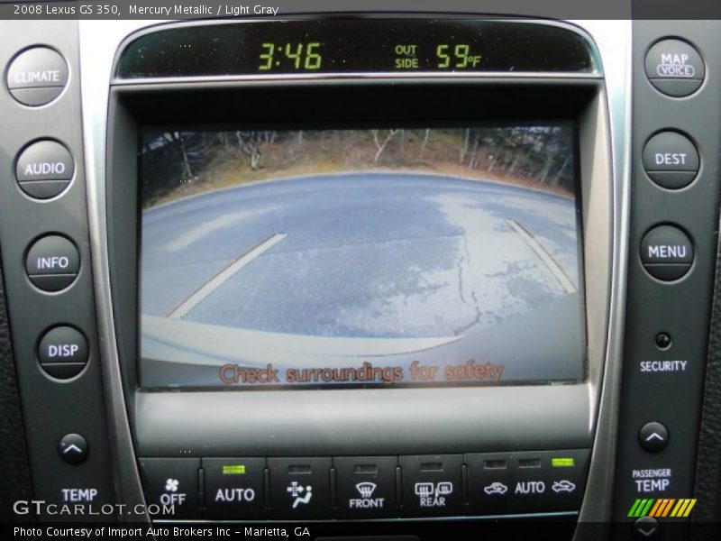 Mercury Metallic / Light Gray 2008 Lexus GS 350