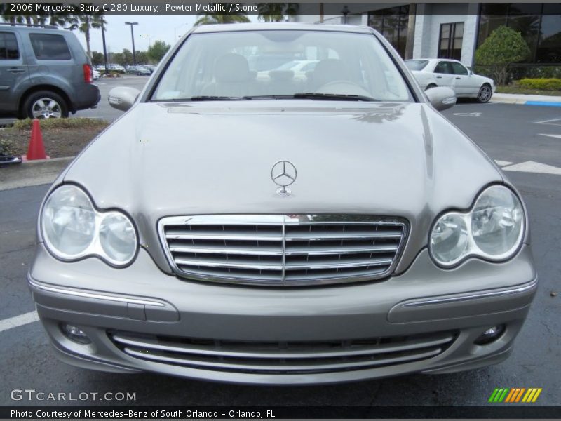 Pewter Metallic / Stone 2006 Mercedes-Benz C 280 Luxury