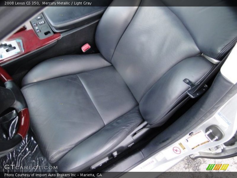 Mercury Metallic / Light Gray 2008 Lexus GS 350