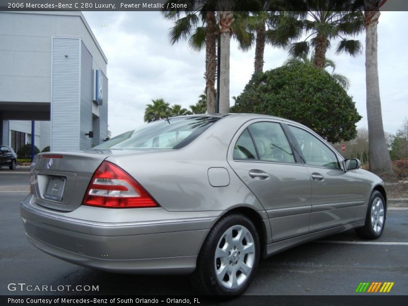 Pewter Metallic / Stone 2006 Mercedes-Benz C 280 Luxury