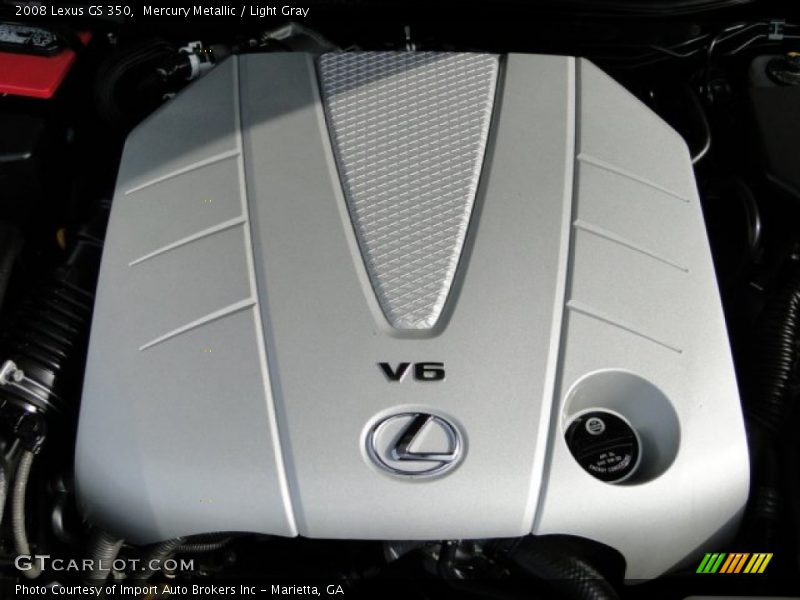 Mercury Metallic / Light Gray 2008 Lexus GS 350