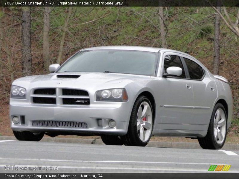 Bright Silver Metallic / Dark Slate Gray 2007 Dodge Charger SRT-8