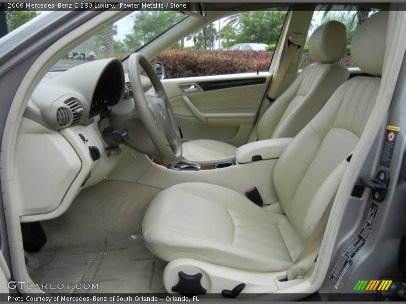 Pewter Metallic / Stone 2006 Mercedes-Benz C 280 Luxury