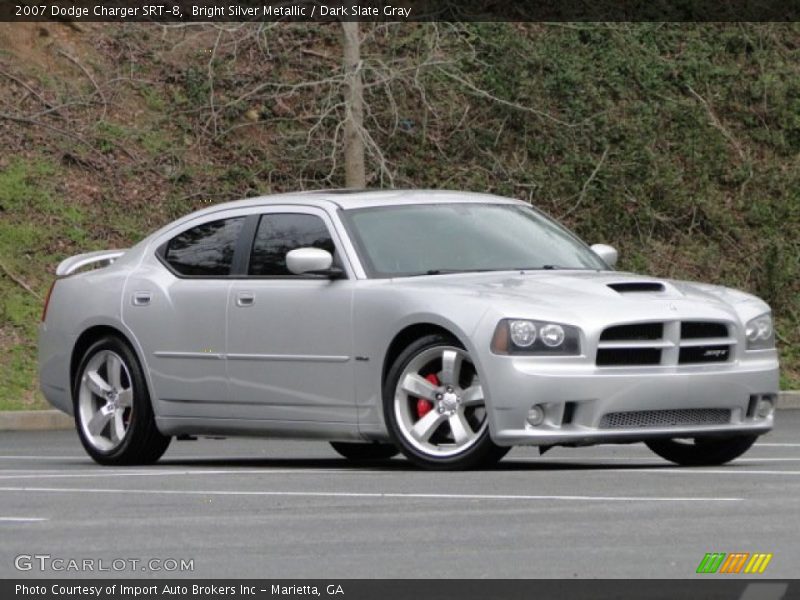 Bright Silver Metallic / Dark Slate Gray 2007 Dodge Charger SRT-8