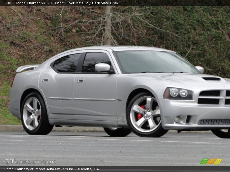 Bright Silver Metallic / Dark Slate Gray 2007 Dodge Charger SRT-8