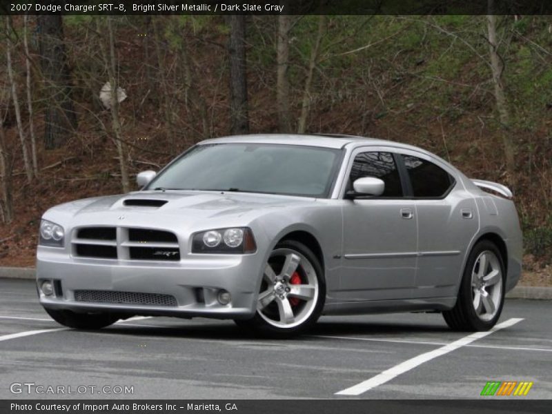 Bright Silver Metallic / Dark Slate Gray 2007 Dodge Charger SRT-8