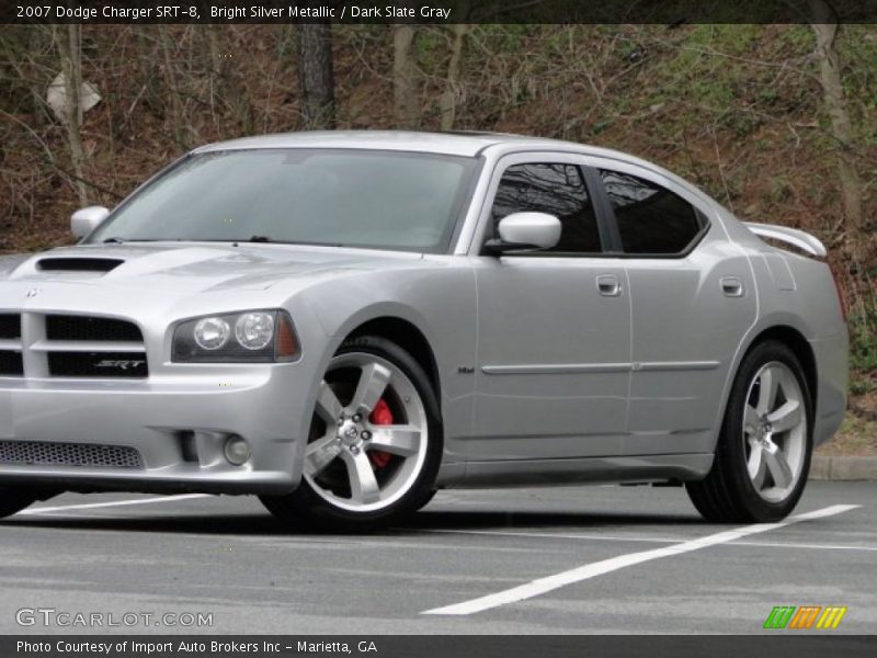 Bright Silver Metallic / Dark Slate Gray 2007 Dodge Charger SRT-8