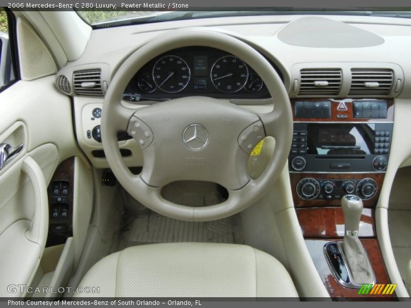 Pewter Metallic / Stone 2006 Mercedes-Benz C 280 Luxury
