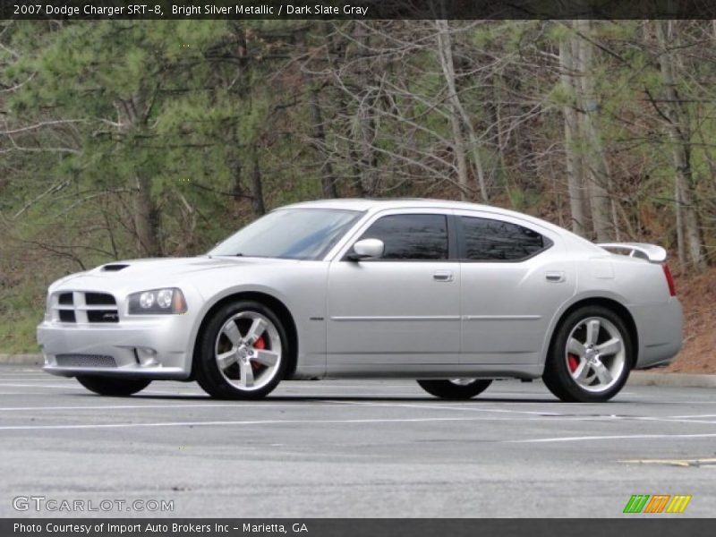 Bright Silver Metallic / Dark Slate Gray 2007 Dodge Charger SRT-8
