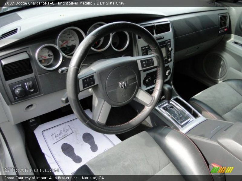 Bright Silver Metallic / Dark Slate Gray 2007 Dodge Charger SRT-8
