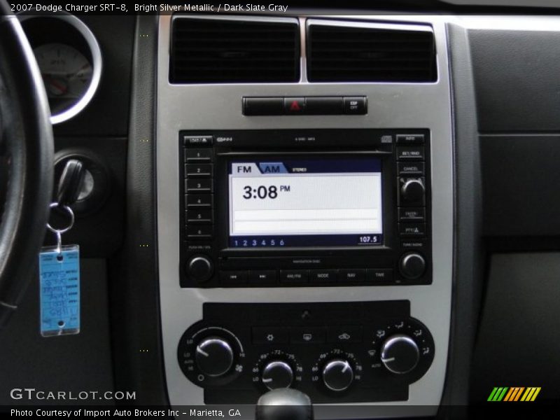 Bright Silver Metallic / Dark Slate Gray 2007 Dodge Charger SRT-8