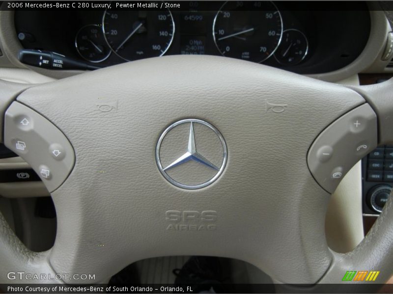 Pewter Metallic / Stone 2006 Mercedes-Benz C 280 Luxury
