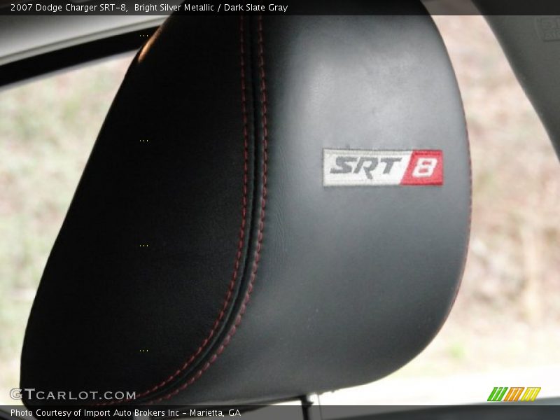 Bright Silver Metallic / Dark Slate Gray 2007 Dodge Charger SRT-8