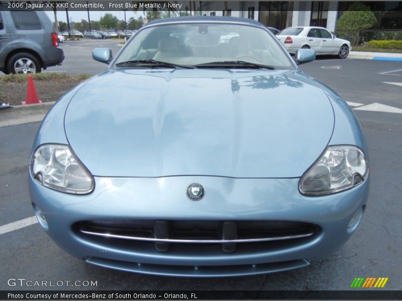 Frost Blue Metallic / Ivory 2006 Jaguar XK XK8 Convertible